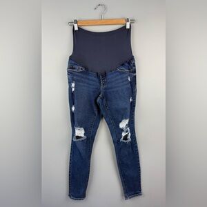 Old Navy Distressed Rockstar Maternity Jeggings